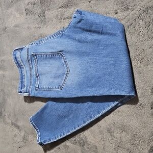 Athleta Sculptek Stretch Cotton Denim Blue Jeans Medium Wash Plus Size 14